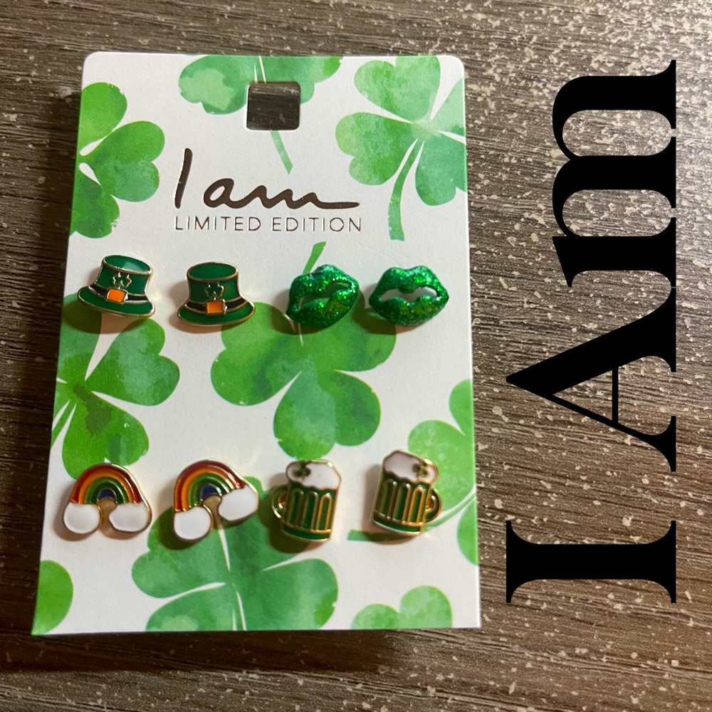 NWT I Am limited edition Irish earrings